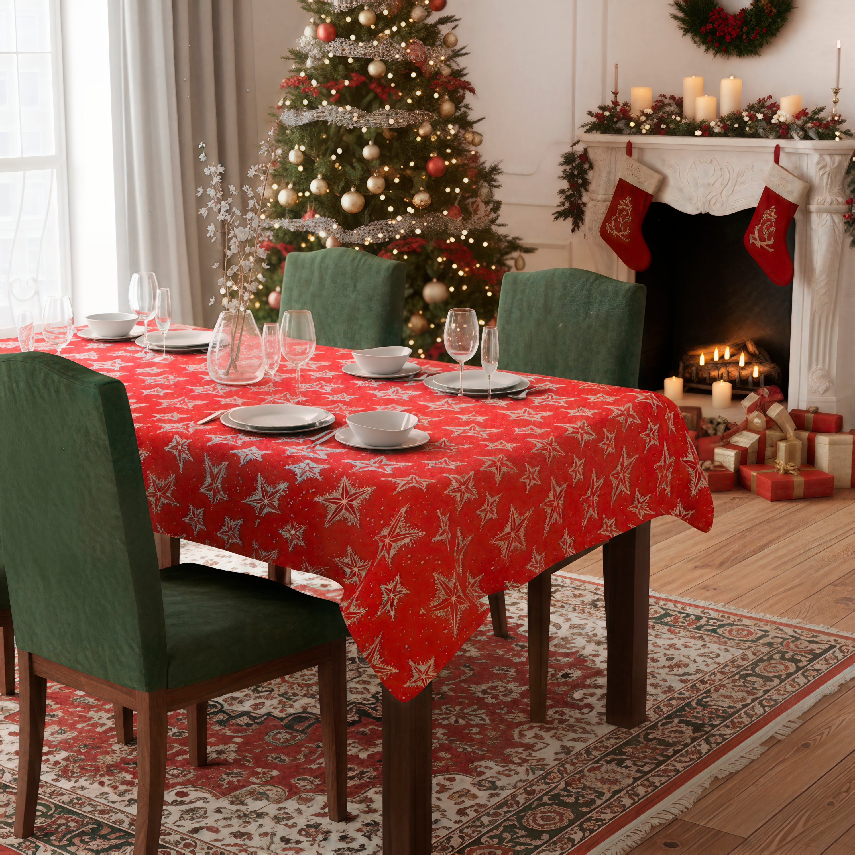 VESTIAMO CASA GRAN NATALE - Tovaglia Antimacchia Christmas 140x360 cm